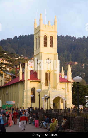 Cathédrale St Michael, The Mall, Shimla, Himachal Pradesh, Inde, Asie Banque D'Images