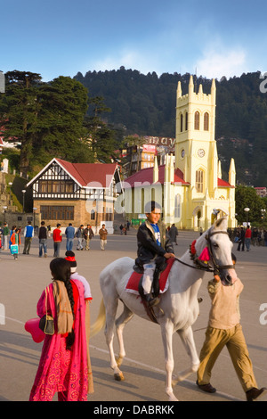 Cathédrale St Michael, The Mall, Shimla, Himachal Pradesh, Inde, Asie Banque D'Images