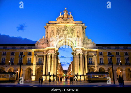 De triomphe au crépuscule, Lisbonne, Portugal, au sud ouest de l'Europe Banque D'Images