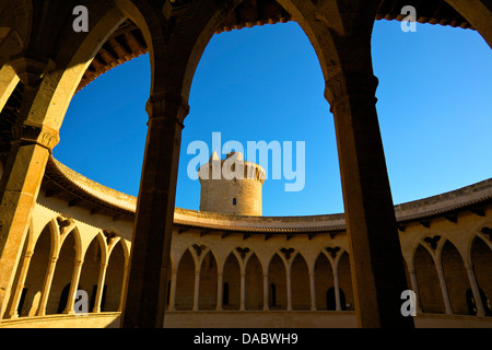 Castell de Bellver, Palma, Majorque, Espagne, Europe Banque D'Images