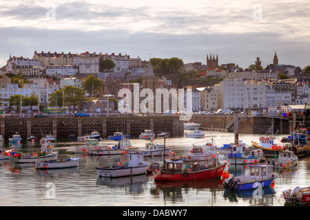 St Peter Port, Guernsey, Royaume-Uni Banque D'Images