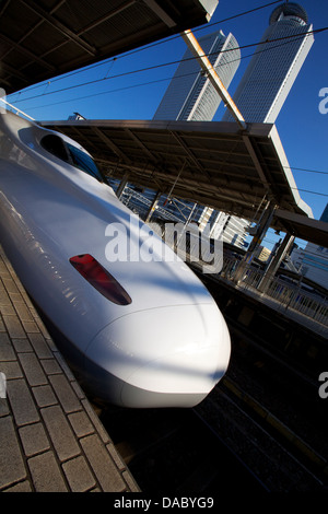 La gare de Nagoya en Shinkansen, Nagoya, Aichi Prefecture, Japan Banque D'Images