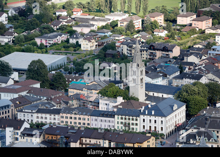 Église de la ville de Martigny, Valais, Suisse, Europe Banque D'Images