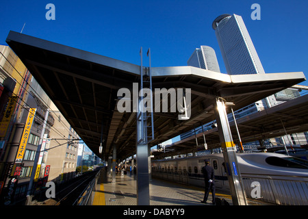 La gare de Nagoya en Shinkansen, Nagoya, Aichi Prefecture, Japan Banque D'Images