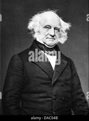 MARTIN VAN BUREN (1782-1862) 8e président des États-Unis d'environ 1860 Banque D'Images