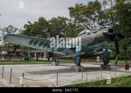 Douglas A-1 capturés (AD-6 Skyraider), Hue, Vietnam Musée Militaire Banque D'Images