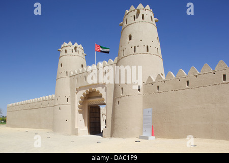 Le Fort Al Jahili, Al Jahili, Al Ain, Abou Dhabi, Émirats arabes unis, Moyen Orient Banque D'Images