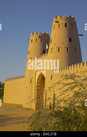 Le Fort Al Jahili, Al Jahili, Al Ain, Abou Dhabi, Émirats arabes unis, Moyen Orient Banque D'Images