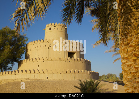 Le Fort Al Jahili, Al Jahili, Al Ain, Abou Dhabi, Émirats arabes unis, Moyen Orient Banque D'Images