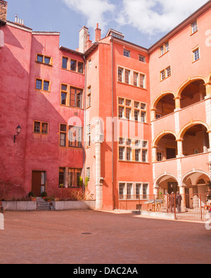 La Maison des Avocats, de style Renaissance, aujourd'hui le Musée de la Miniature et du cinéma, Vieux Lyon, Lyon, Rhône-Alpes, France Banque D'Images