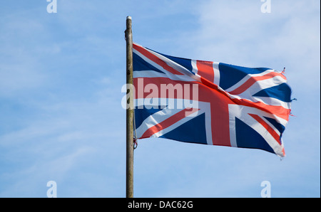 GBR, drapeau Union Jack, drapeau de St George, en Angleterre, en Angleterre d'un drapeau Banque D'Images