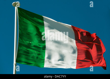 Drapeau Italien Italie Banque D'Images