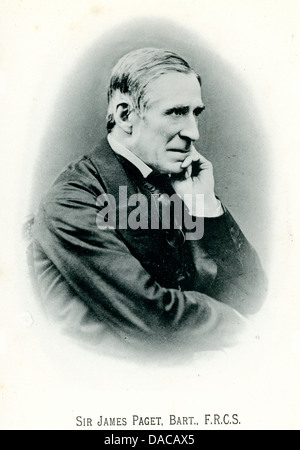 Sir James Paget, 1 baronnet 1814 à 1899 était un chirurgien et pathologiste Banque D'Images