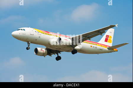 Airbus A320 d'Iberia Banque D'Images