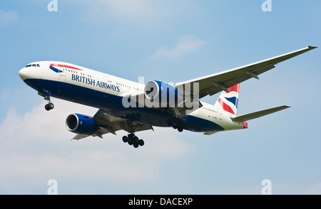 British Airways Boeing 777 Banque D'Images