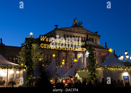 Weihnachtszauber, Marché de Noël de Gendarmenmarkt, Berlin, Allemagne Banque D'Images