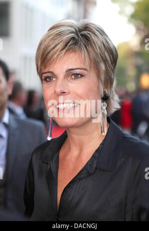 La Princesse Laurentien des Pays-Bas assiste à la 31e édition du festival du film néerlandais à Utrecht, Pays-Bas, 27 septembre 2011. La princesse reçoit le prix du film de lecture et d'écriture, LSFA, pour le meilleur film. Photo : Albert Nieboer Pays-bas OUT Banque D'Images