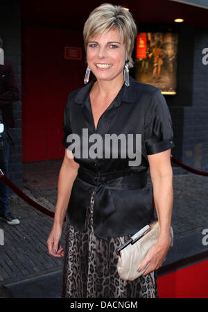 La Princesse Laurentien des Pays-Bas assiste à la 31e édition du festival du film néerlandais à Utrecht, Pays-Bas, 27 septembre 2011. La princesse reçoit le prix du film de lecture et d'écriture, LSFA, pour le meilleur film. Photo : Albert Nieboer Pays-bas OUT Banque D'Images