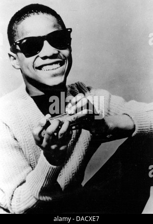 STEVIE WONDER photo promotionnelle d'entre nous à propos de l'auteur-compositeur 1964 Banque D'Images