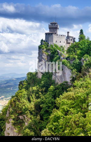 Della Rocca Guaita, ancienne forteresse de San Marino, Italie Banque D'Images