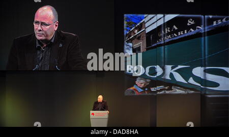 Islaendische Analdur Indridason Der Autor haelt am Freitag (11.10.11), forment le Eroeffnungsfeier der 63. Dans Frankfurter Buchmesse Frankfurt am Main eine Rede. Diesjaehrigen Ehrengastland der Buchmesse Île ist. Die Messe endet am Sonntag (16.10.11). (Zu dapd-texte) Banque D'Images