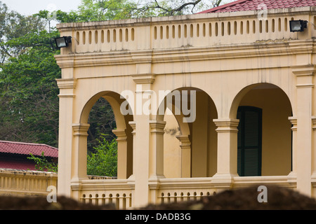 Vue partielle de la Citadelle Impériale Thang à Hanoi, Vietnam Banque D'Images