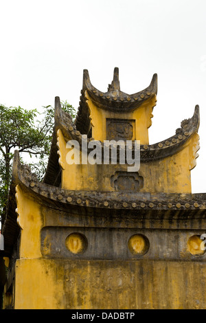 Vue partielle de la Citadelle Impériale Thang à Hanoi, Vietnam Banque D'Images