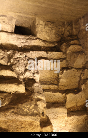 Ancien sanctuaire dans la grotte de Duluk ou Doliche, site du temple de Mithras, province de Gaziantep, Turquie du Sud-est Banque D'Images