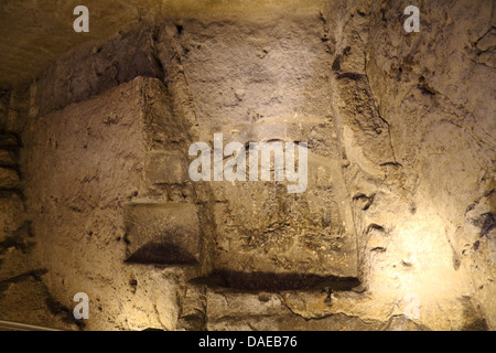 Ancien sanctuaire dans la grotte de Duluk ou Doliche, site du temple de Mithras, province de Gaziantep, Turquie du Sud-est Banque D'Images