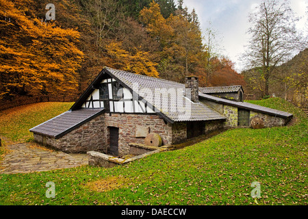 Broyeur à marteaux historique 'Schwarze-Ahe-Hammer », l'Allemagne, en Rhénanie du Nord-Westphalie, Rhénanie-Palatinat, Herscheid Banque D'Images