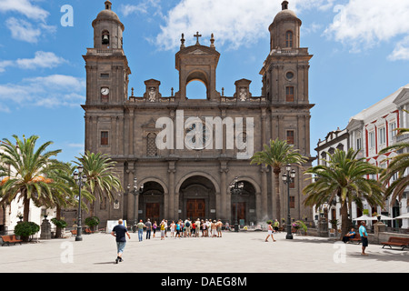 Catedral de Santa Ana, Vegueta, Plaza Santa Ana, Las Palmas de Gran Canaria, Gran Canaria, Îles Canaries, Espagne Banque D'Images