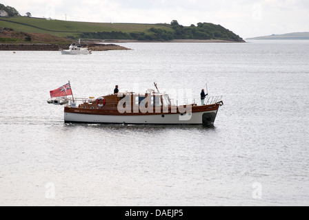 1966 Freeman Attrill 40 Motor Yacht de 'Dolphin de Rhu' Tighnabruaich Bay Scotland Banque D'Images