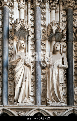 Détail de l'extérieur, sainte église cathédrale, Tolède, Espagne Banque D'Images