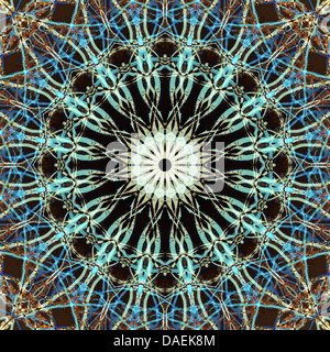 Mandala winterly Banque D'Images