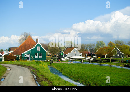 Un magnifique village de Zaanse Schans Banque D'Images