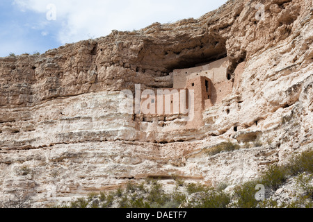 Montezuma Castle National Monument en Arizona, États-Unis Banque D'Images