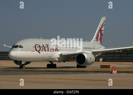 QATAR AIRWAYS BOEING 787 Banque D'Images