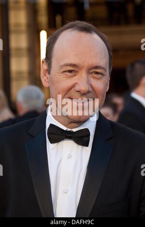 L'acteur américain Kevin Spacey arrive pour la 83e Academy Awards, les Oscars à Los Angeles, USA, 27 février 2011. Photo : Hubert Boesl Banque D'Images