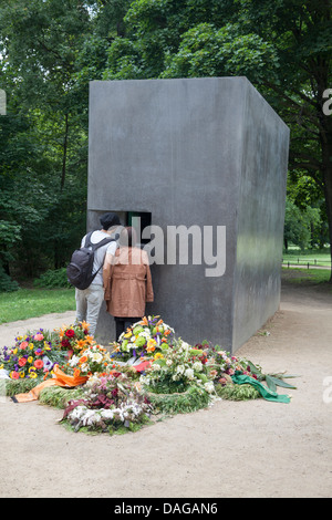 Mémorial aux homosexuels persécutés sous le régime national-socialiste, Berlin, Allemagne Banque D'Images