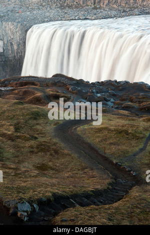 Cascade de Dettifoss dans le Parc National de Vatnajökull, nord-est de l'Islande Banque D'Images