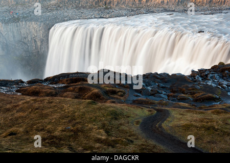 Cascade de Dettifoss dans le Parc National de Vatnajökull, nord-est de l'Islande Banque D'Images