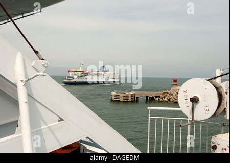 Cross Manche ferry calais France Banque D'Images