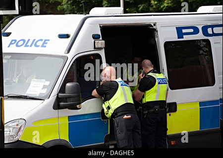 Les images du bombardement d'ongle tipton West Midlands uk 12 juillet 2013 Banque D'Images