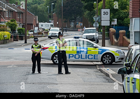 Les images du bombardement d'ongle tipton West Midlands uk 12 juillet 2013 Banque D'Images