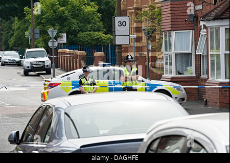 Les images du bombardement d'ongle tipton West Midlands uk 12 juillet 2013 Banque D'Images