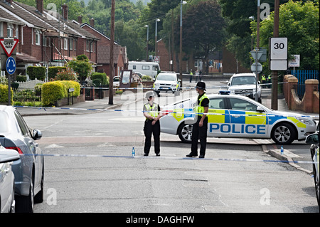 Les images du bombardement d'ongle tipton West Midlands uk 12 juillet 2013 Banque D'Images