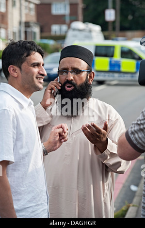 Les images du bombardement d'ongle tipton West Midlands uk 12 juillet 2013 Banque D'Images