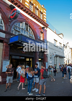 La station de métro Camden Town, Londres, Angleterre, Royaume-Uni Banque D'Images