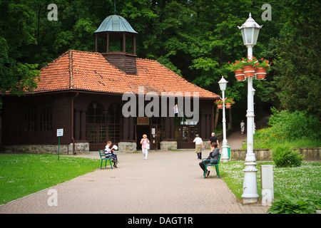 'Jan' - l'ancienne pompe chambre à Krynica-Zdroj - resort and spa de Beskides, le sud de la Pologne. Banque D'Images