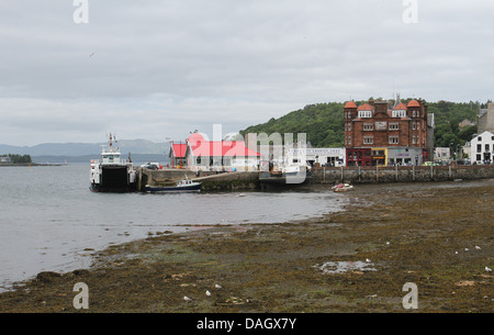 Front de mer d'Oban en Écosse juin 2013 Banque D'Images